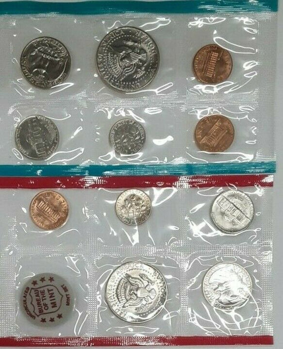 1972 US Mint Set - 11 Brilliant Uncirculated Coins as Issued w/OGP