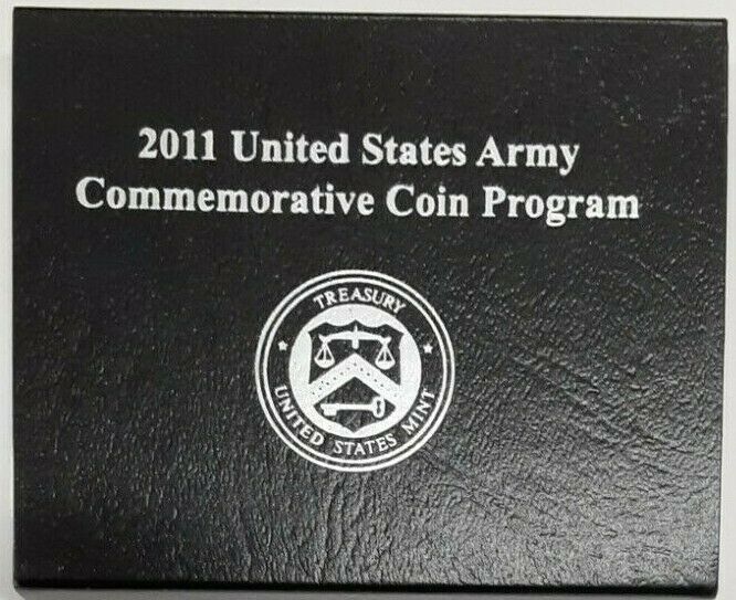 2011-S U.S. Army Commemorative Proof Clad Half Dollar Coin In Box W/COA