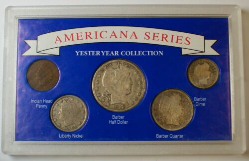 Americana Series: Yesteryear Collection W/ Silver Half, Quarter, Dime