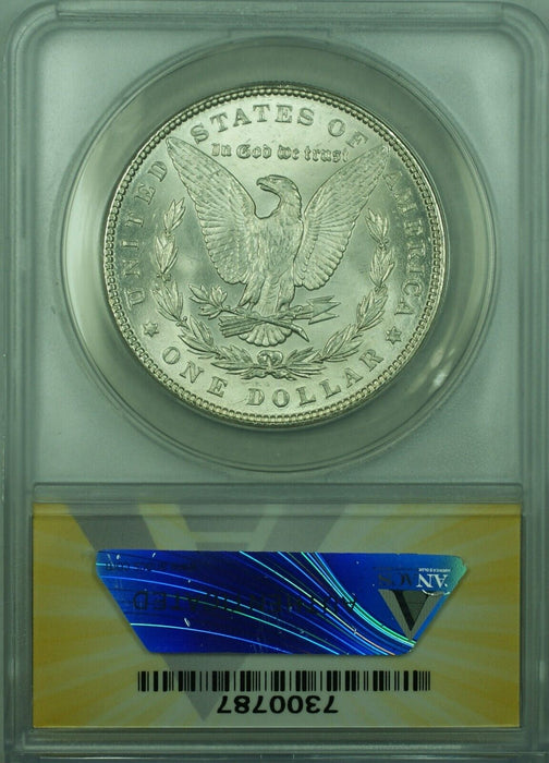 1887 Morgan Silver Dollar S$1 ANACS MS-60 Details Cleaned (26A)
