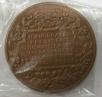 US Mint Grover Cleveland Presidential High Relief Bronze Inaugural Medal