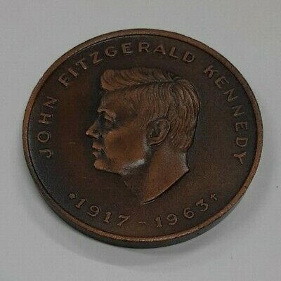 John Fitzgerald Kennedy Canada Tribute (40mm) Bronze Medal