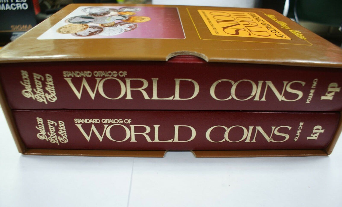 Deluxe Library Edition Standard Catalog Of World Coins Voumel 1 & 2 1986 RSE32