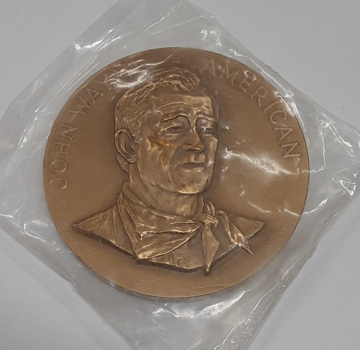 US Mint John Wayne - American High Relief Bronze Tribute Medal - Still Sealed