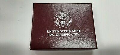 1992-S USA Olympics Gymnastics Clad Proof Half Dollar in OGP