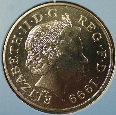 1999 Great Britain BU Princess Diana Commemorative Crown Coin Royal Mint Folder