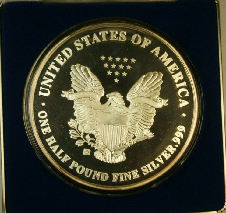 1997 Washington Mint 1/2 LB 8oz Pure Silver Proof Silver Eagle Silver Round