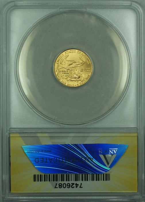 1987 Gold American Eagle 1/10th Ounce $5 AGE Coin ANACS MS-69