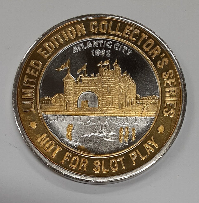 $20 Trump Plaza Gaming Token Fine Silver Ctr/Atlantic City - New Jersey