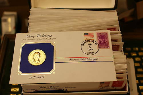 Presidential Medals First Day Cover Collection Set 