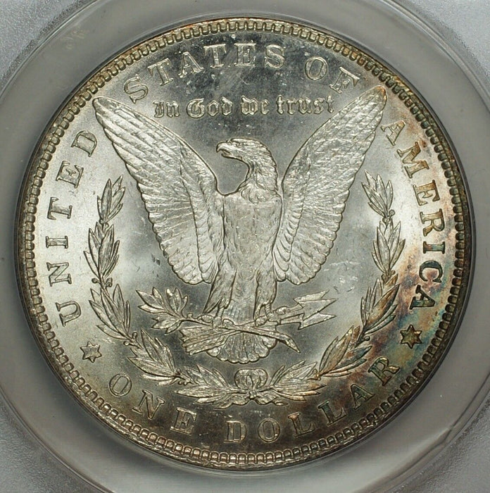 1889 Morgan Silver Dollar $1, ANACS MS-62, Toned (Better Coin)