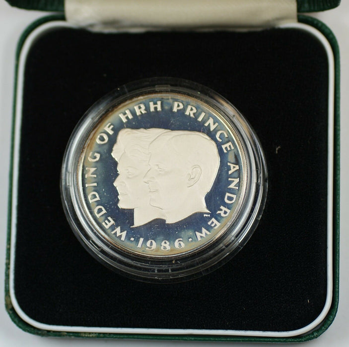 1986 Western Samoa Silver Proof 10 Dollar Coin Marriage of Prince Andrew