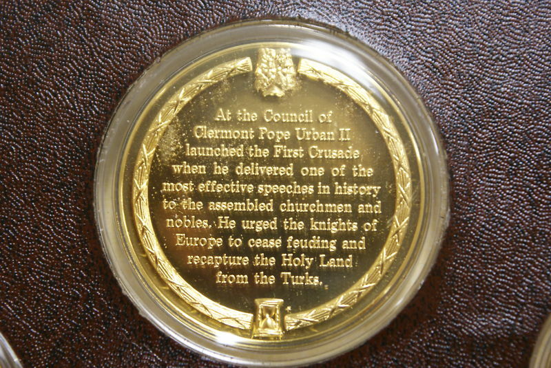 Medallic History of Mankind, Goldplated Silver, Binders