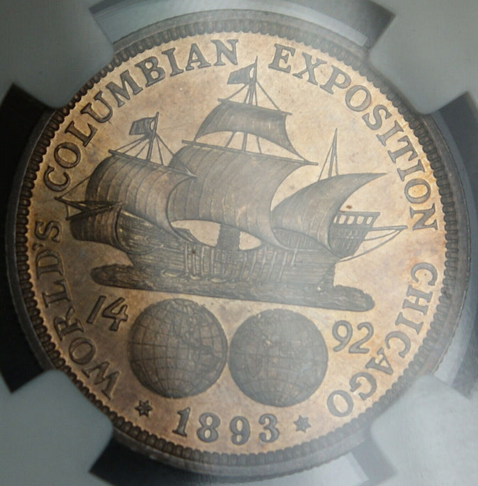 1893 Columbia Commemorative Half Dollar NGC UNC BU (PROOF)