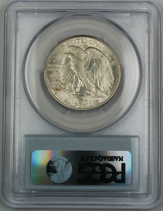 1941-D Walking Liberty Silver Half Dollar, PCGS MS-65, Gem BU Coin