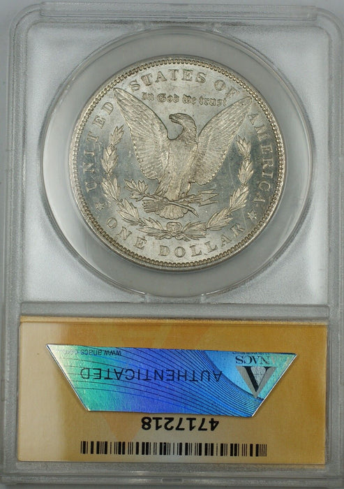 1896 Silver Morgan Dollar, ANACS MS-62, Better Coin, JT