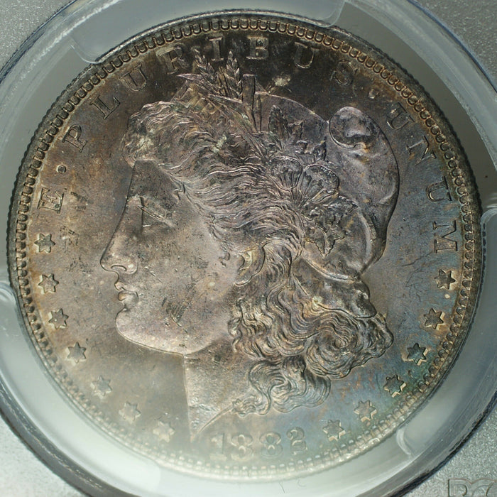 1882-S Morgan Silver Dollar $1 PCGS MS-64 *Nicely Toned* JS