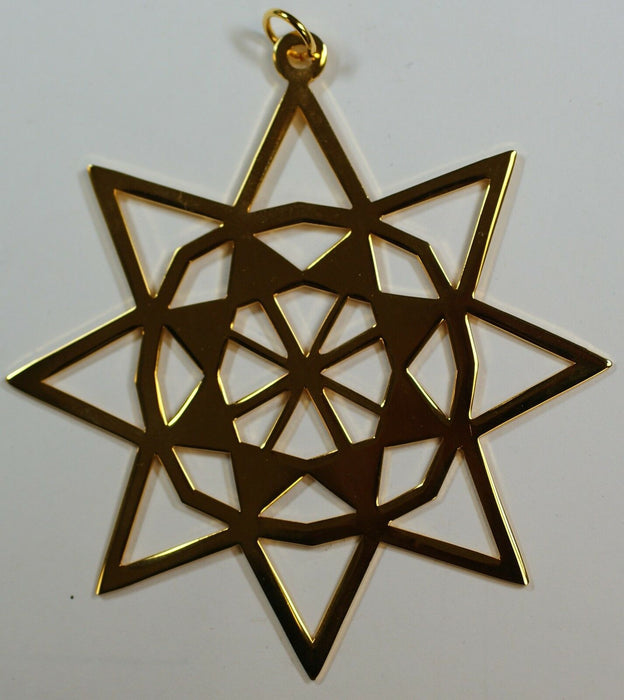 1979 Metropolitan Museum of Art Gold Surfaced Christmas Star Ornament
