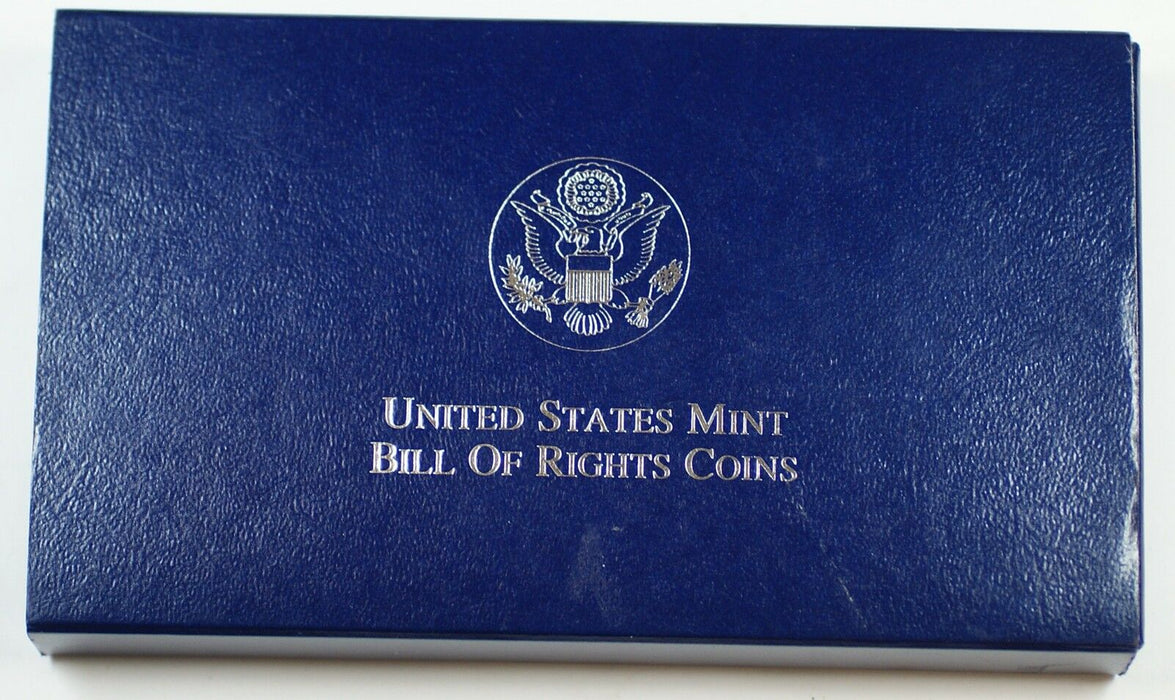 1993 Bill of Rights Proof Silver Dollar Commem Coin in Original Mint Packaging