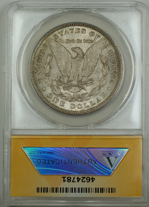 1884 Morgan Silver Dollar $1 Coin ANACS MS-63 Lightly Toned