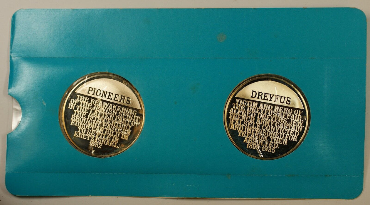 Early Pioneers 1oz Silver Medals-History of Jewish People-ONLY #20; No Dreyfus