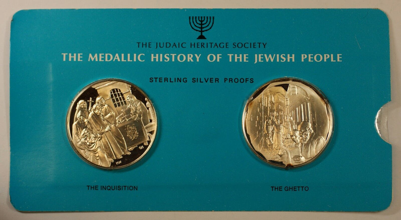 The Inquisition & The Ghetto 1oz Silver Medal-History of the Jewish People-44