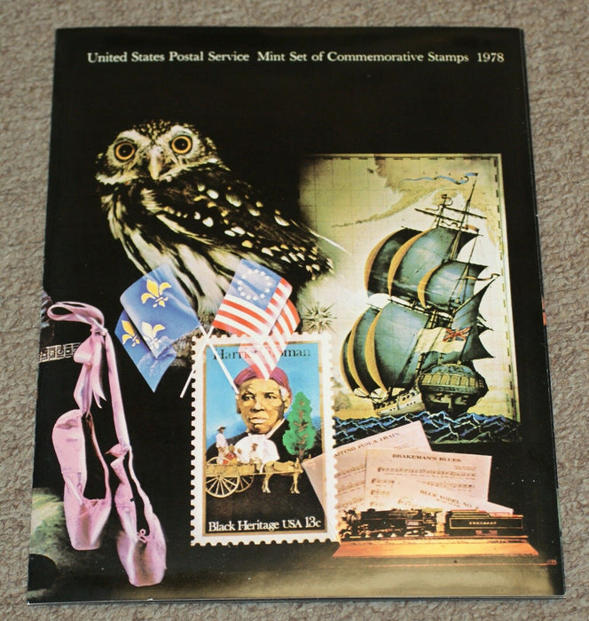 1978 U.S.P.S. Mint Set Unmounted, Mint Condition with Original Envelope.