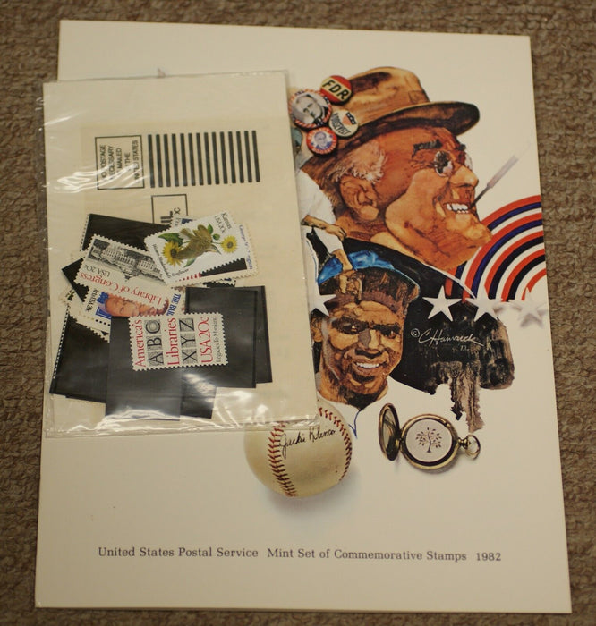 1982 U.S.P.S. Commemorative Mint Set Unmounted, Mint Condition with Envelope.