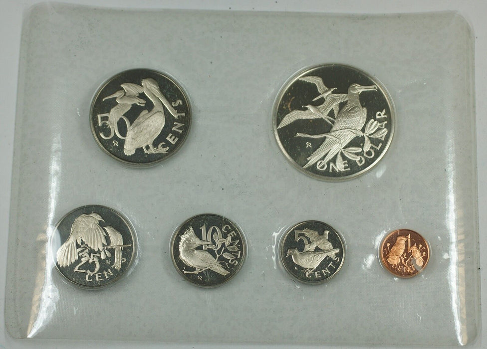1974 Franklin Mint Virgin Islands Proof Set with Sterling Silver .925 1$ Coin