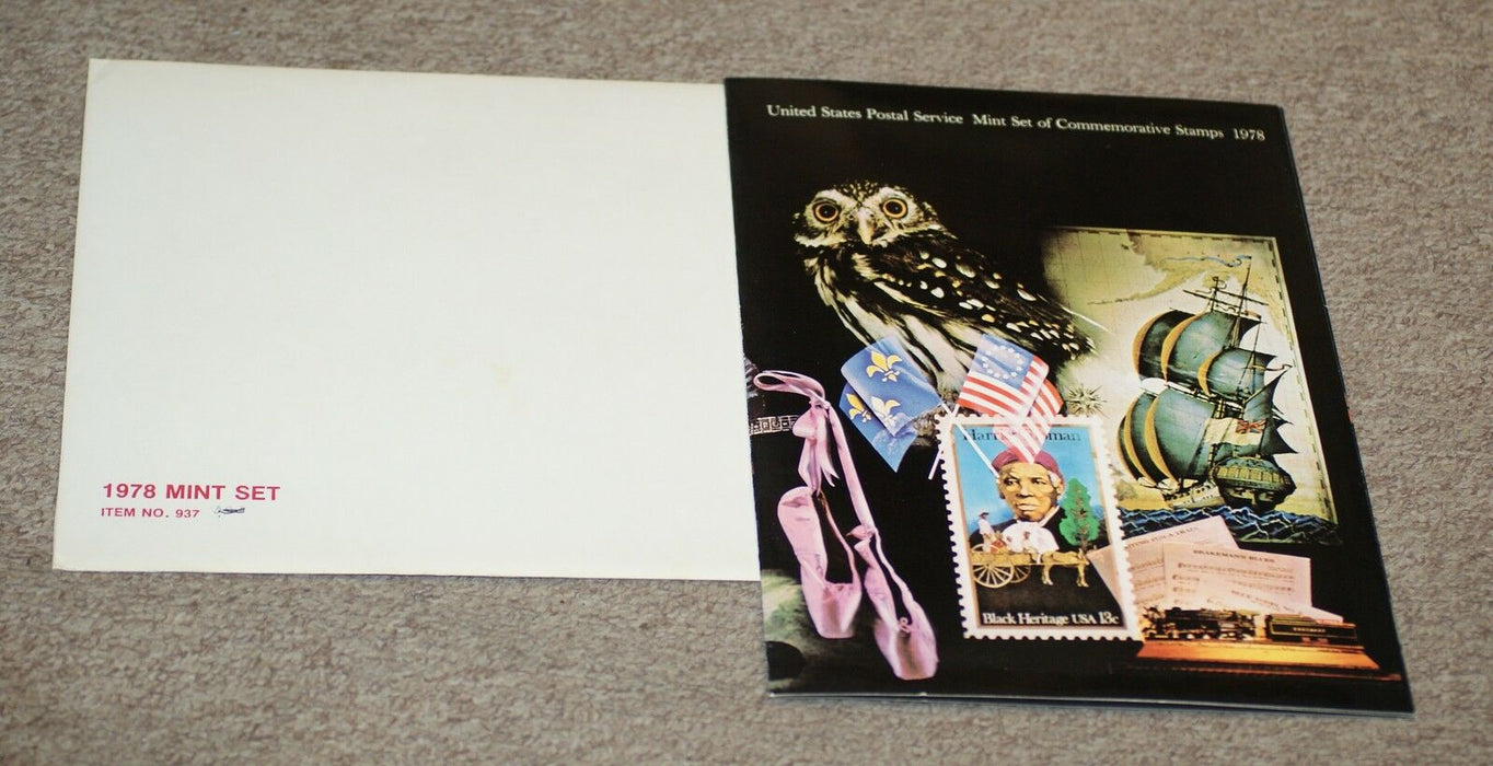 1978 U.S.P.S. Mint Set Unmounted, Mint Condition with Original Envelope.