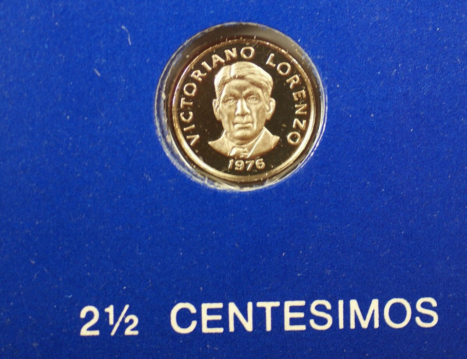 1976 Panama 20 Balboa Simon Bolivar 2 Pc .925 Silver Proof Coin Set w/Box & COA