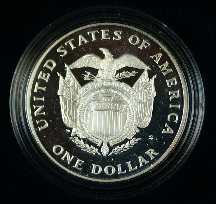1994 U.S. Capital Bicentennial Proof Silver Dollar Commem Coin in Mint Packaging