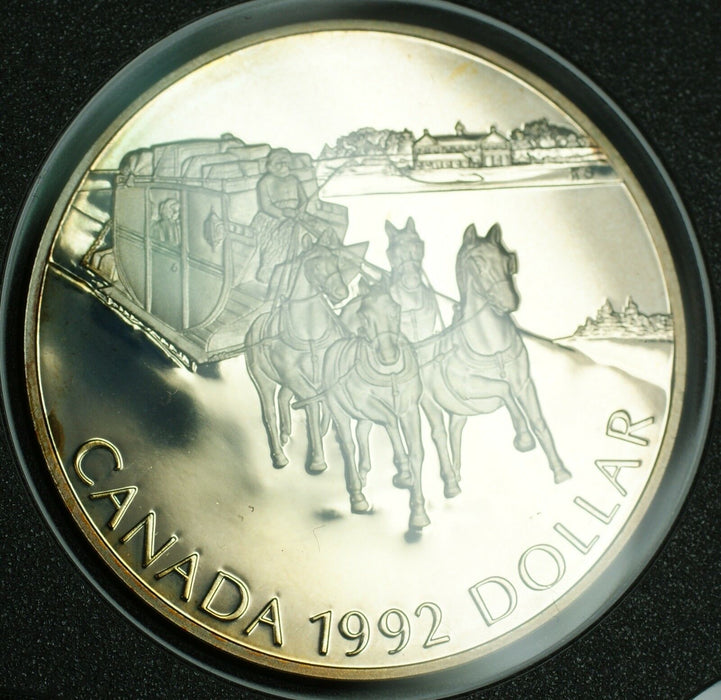 1992 Canada Proof Set- Stagecoach Commemorative- w/Box & COA