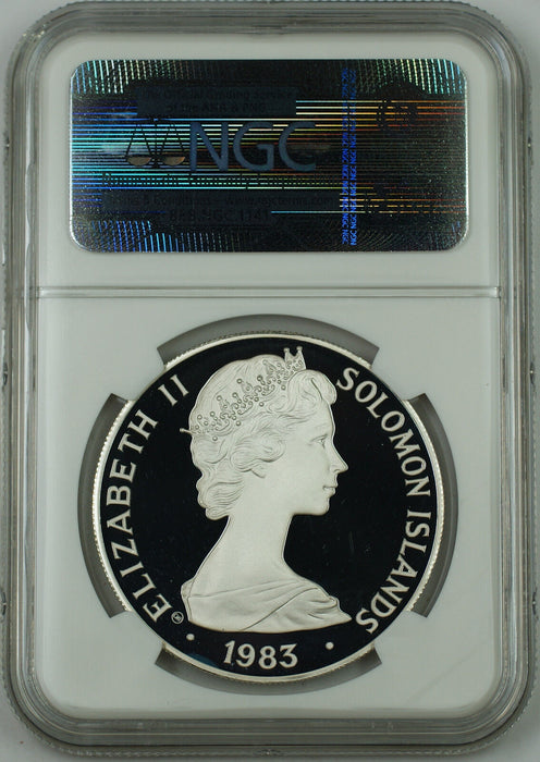 1983 Solomon Islands Silver 5 Dollar Proof Coin, NGC PF-69 UC, Year of the Child
