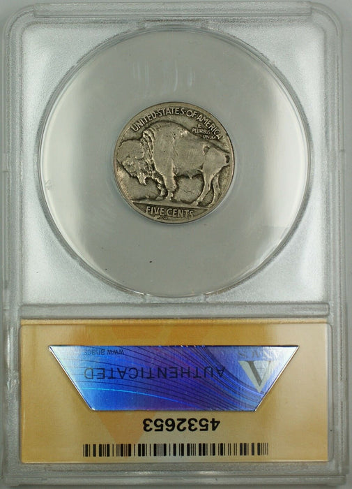 1921-S Buffalo Nickel 5c Coin ANACS VG-8