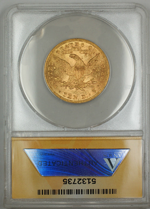 1894 $10 Liberty Gold Eagle Coin ANACS MS-62