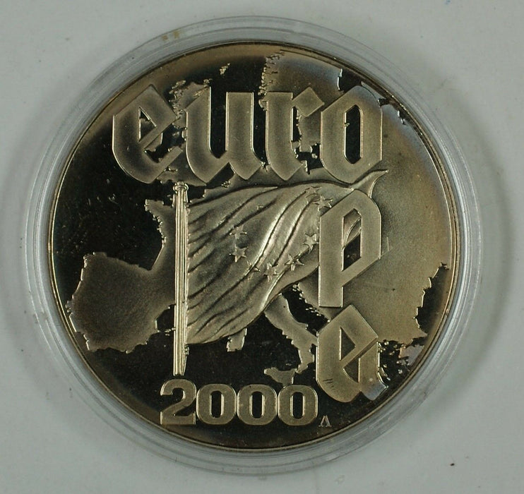 2000 Republic of Liberia "Europe" 5 Dollar Coin as Issued