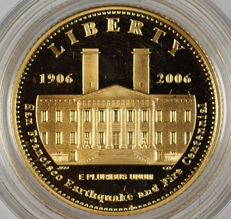 2006 San Francisco Old Mint $5 Gold Proof Commemorative Coin with Box & COA DGH