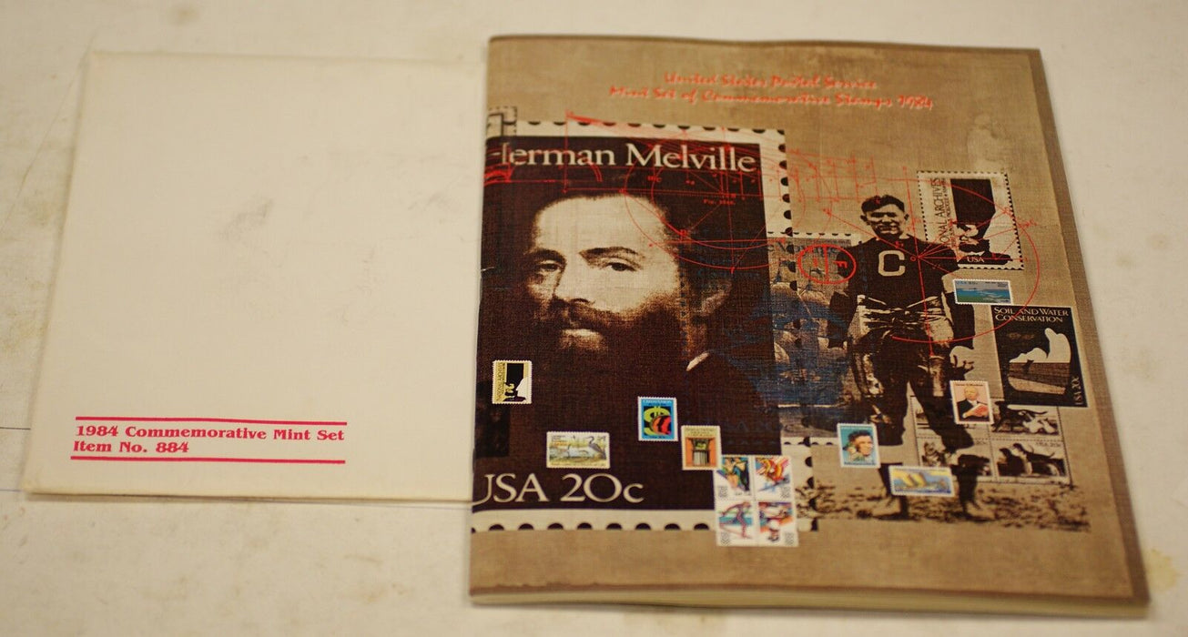 1984 U.S.P.S. Commemorative Mint Set Mounted, MInt Condition with Envelope.