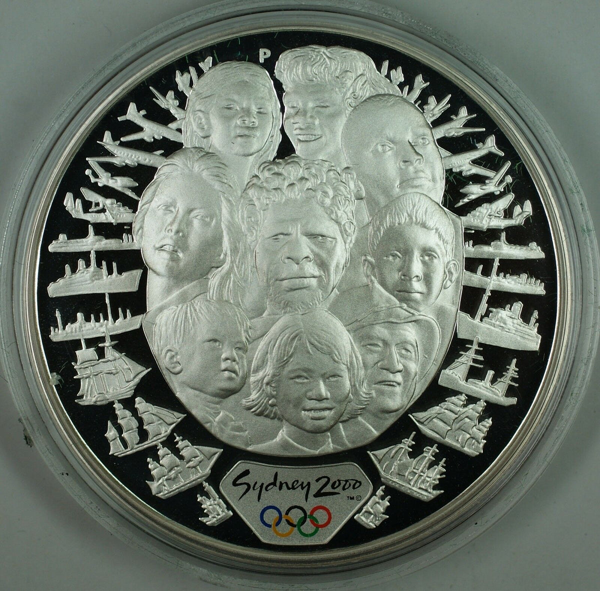 THE SYDNEY 2000 OLYMPIC SILVER COIN-