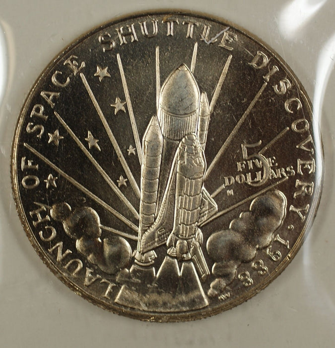 1988 Marshall Islands $5 Coin "Space Shuttle Discovery" in Presentation Folder