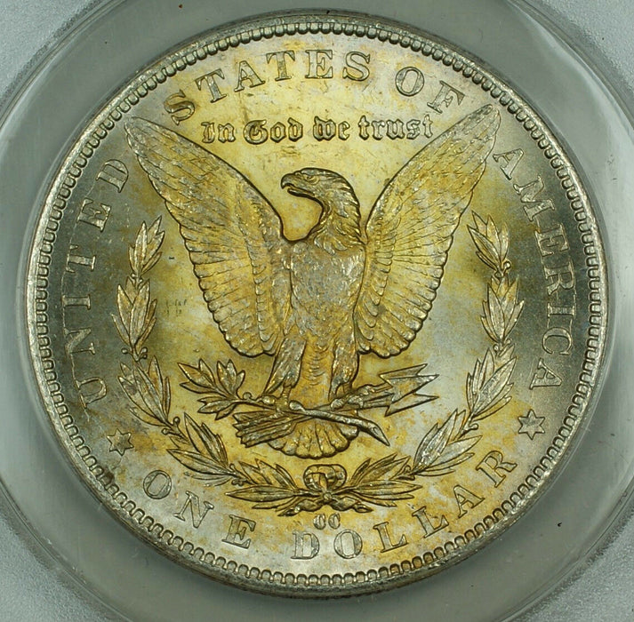 1884-CC Morgan Silver Dollar, ANACS MS-62, Nicely Toned