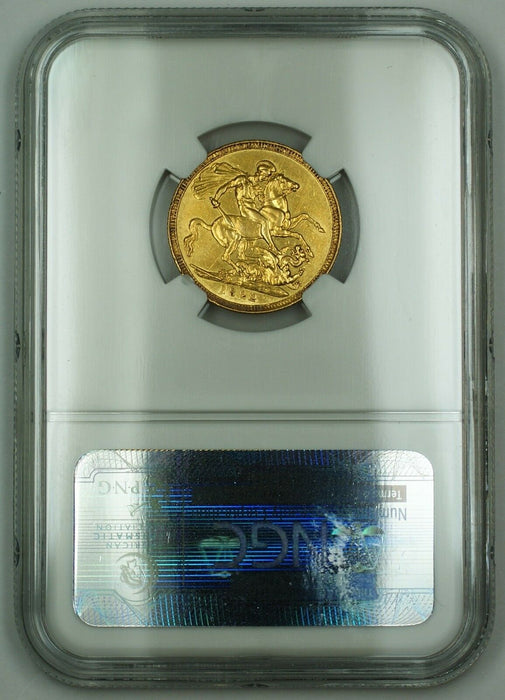 1822 Great Britain 1 Sovereign Gold Coin NGC XF Details Surface Hairlines AKR