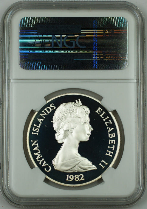 1982 Cayman Islands Silver 10 Dollar Proof Coin, NGC PF-68 UC, Year of the Child