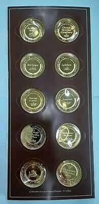 Centennial of Impressionism Set - 30 Gold Plated .925 Silver PL Medals