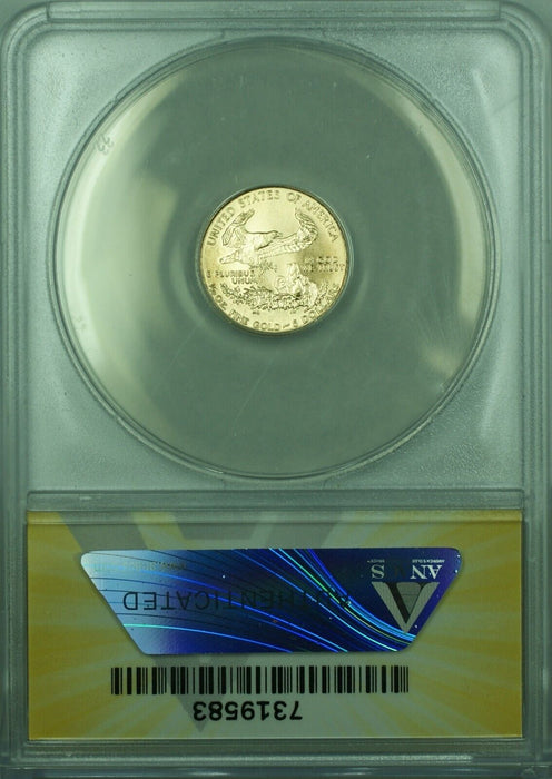 1998 Gold American Eagle 1/10th Ounce $5 AGE Coin ANACS MS-69 (B)