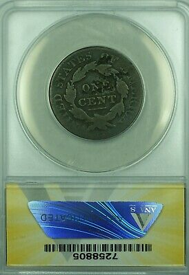 1826 Coronet Head Large Cent ANACS GOOD-4 Details Corroded-Scratched (41)