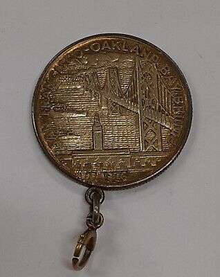 1936-S Bay Bridge Commemorative Silver Half Dollar W/Loop For Jewelry