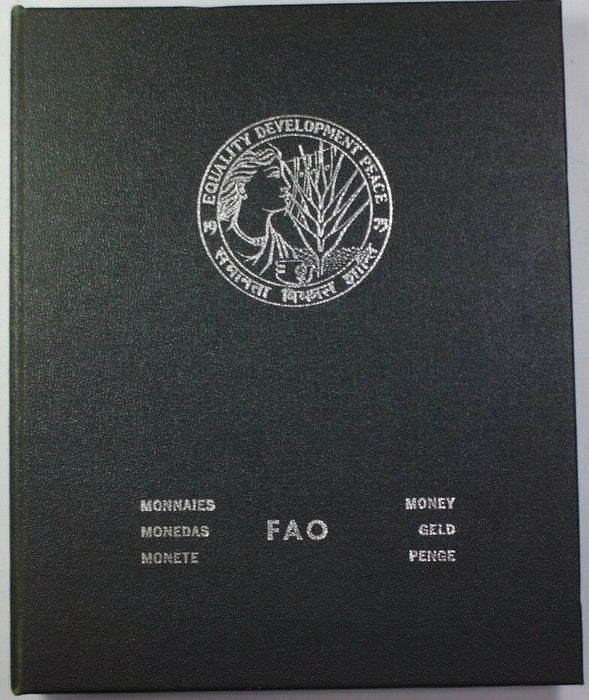 1975 Complete FAO Grey 38 World Coin & Stamp Album as Issued Food & Agriculture