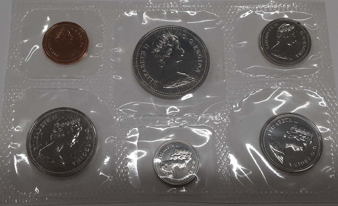 1982 Canada Mint Set- Proof Like- Uncirculated Coin Set
